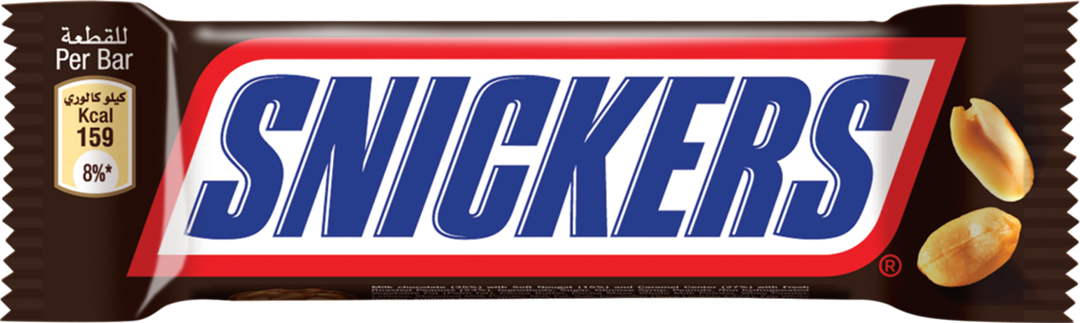 

Батончик шоколадный Snickers с карамелью, арахисом и нугой 32 г