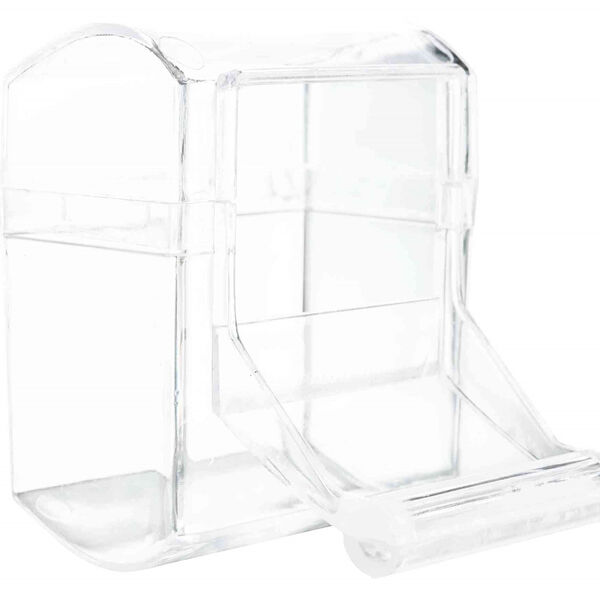 Кормушка для птиц Trixie с жёрдочкой 70 мл, цвет в ассортименте