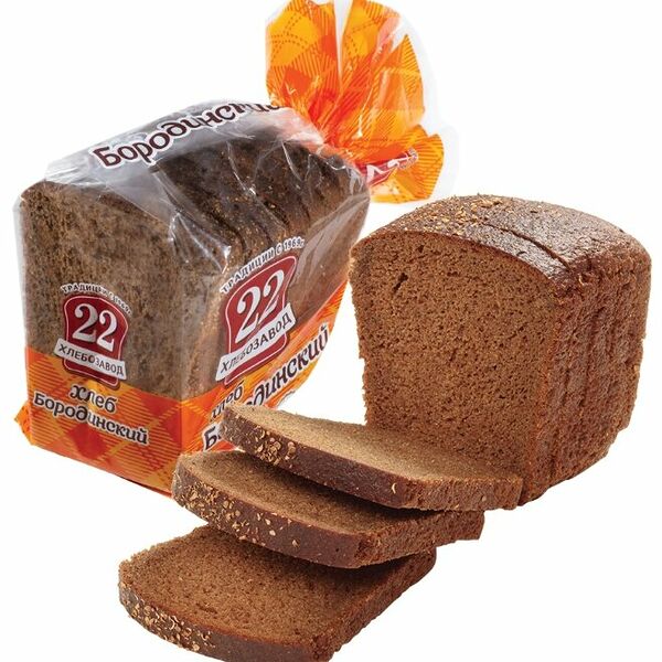 Хлеб Хлебозавод № 22 Бородинский в нарезке