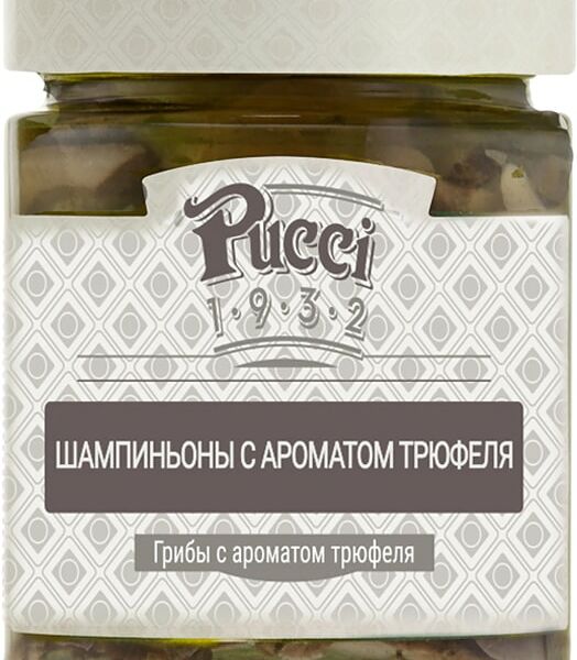 Шампиньоны Pucci с ароматом трюфеля 200г