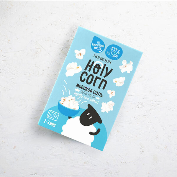 Попкорн «Морская соль» для приготовления в СВЧ