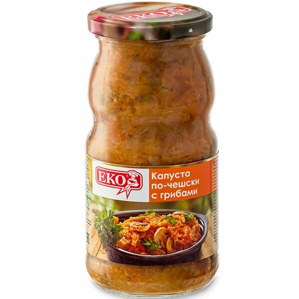 Капуста Eko По-чешски с грибами, 480г