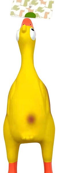 Игрушка для собак Утка с пищалкой