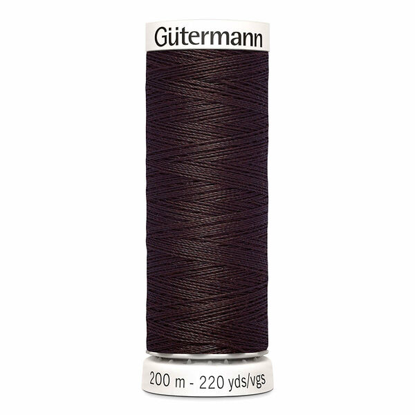 748277 Нить Sew-all для всех материалов, 200м, 100% п/э Gutermann(023 горький шоколад)