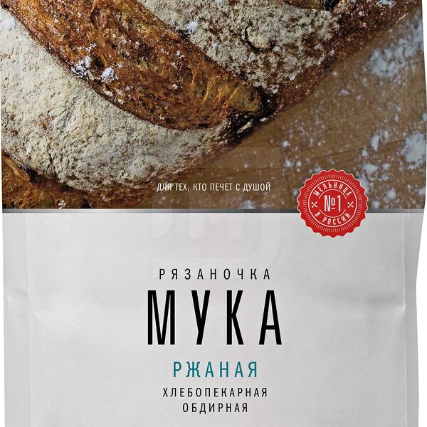 Мука ржаная Рязаночка хлебопекарная обдирная