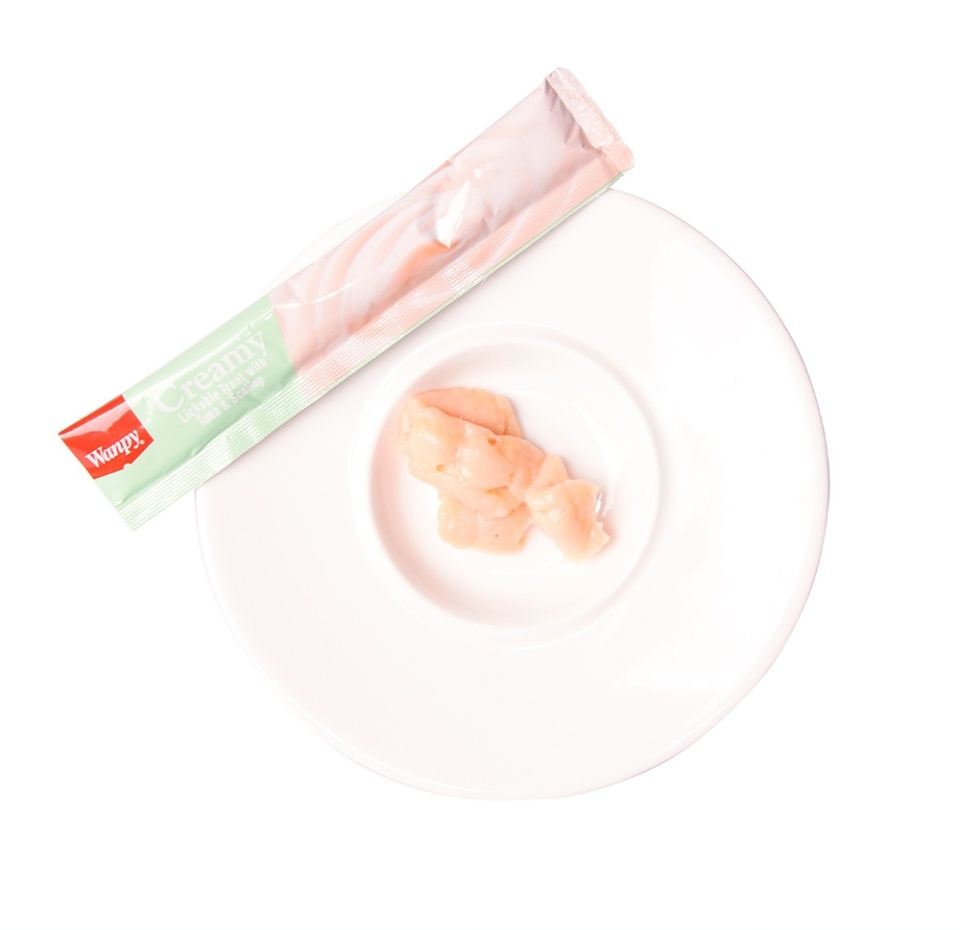 

Лакомство для кошек Wanpy Cat Нежное пюре Тунец и лосось 70 г