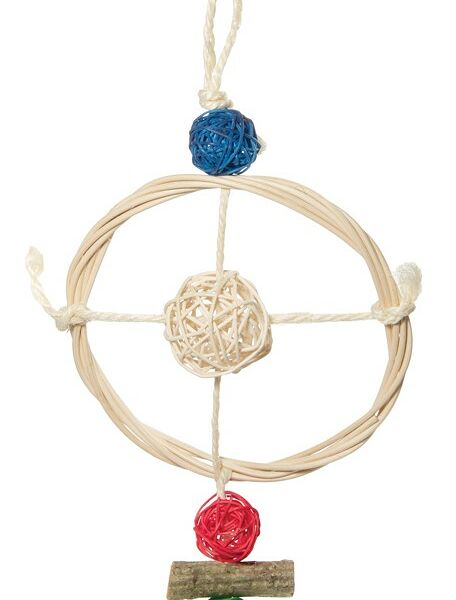 Игрушка для птиц Triol кольцо с шариками