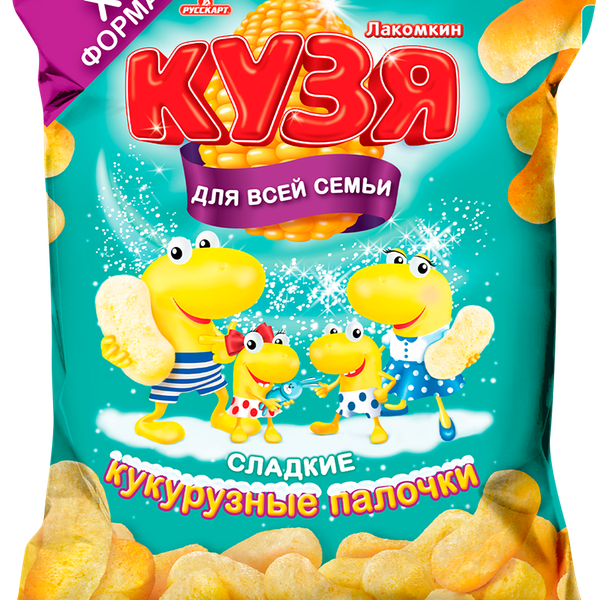 Палочки кукурузные Кузя Лакомкин XL Сладкие