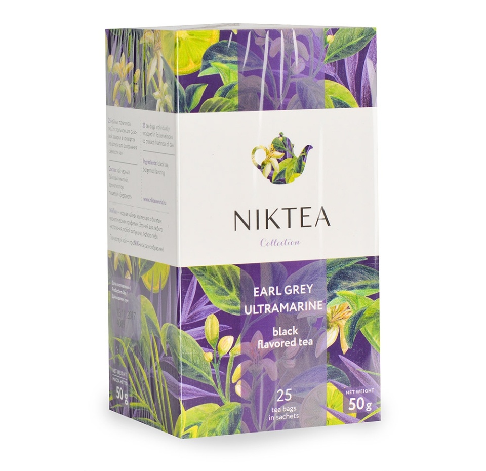 

Чай черный Niktea Earl Grey Ultramarine 50 г