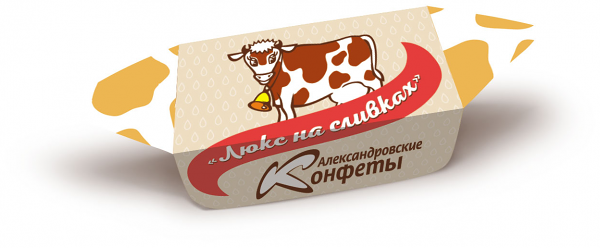 Конфеты молочные Александровские Люкс на сливках