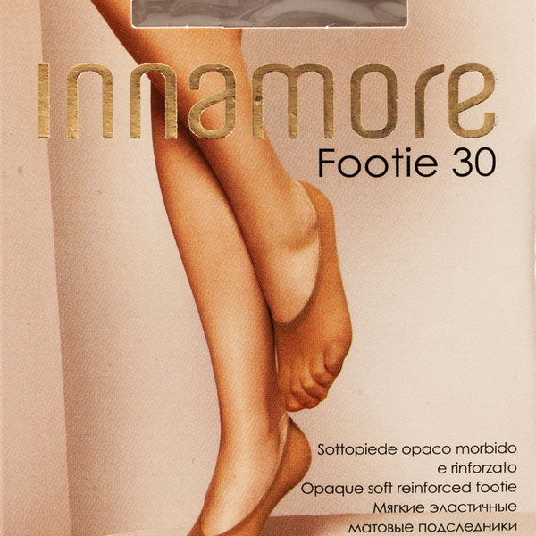 Подследники женские INNAMORE Footie 30 den miele, 4пары