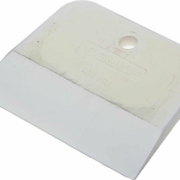 Шпатель резиновый ЗУБР белый 100 мм