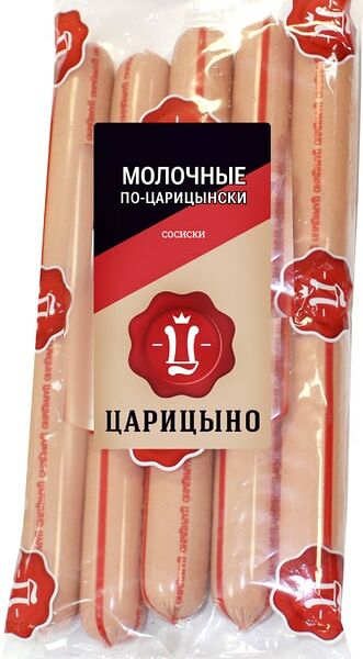 Сосиски Царицыно молочные по-царицынски 550г