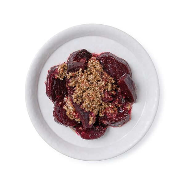 Свекла подвяленная в печи с соусом из красной смородины от бренд-шефа АВ