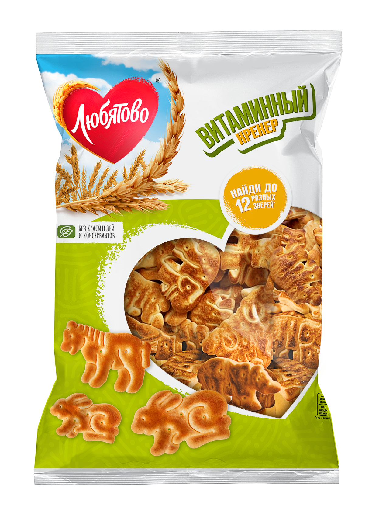 

Крекер Любятово Витаминный 300 г