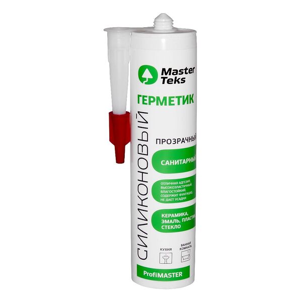 Герметик силиконовый санитарный MasterTeks PM