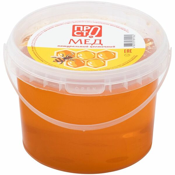 Мёд цветочный натуральный Пр!ст, 1кг