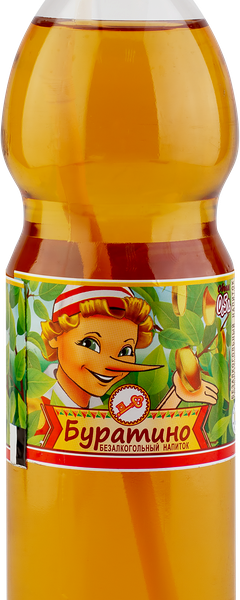 Напиток БУРАТИНО с трубочкой газированный, 0.5л