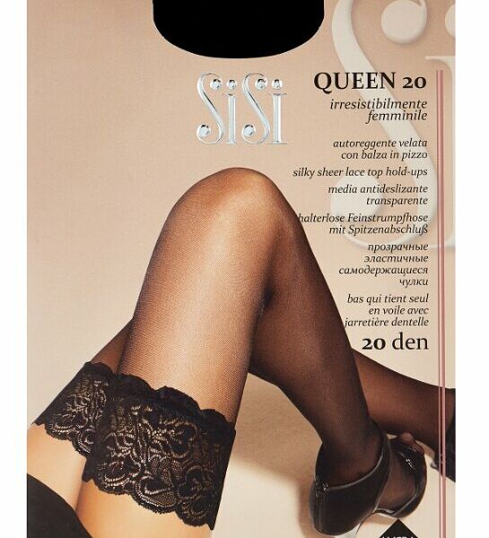 Чулки Sisi Queen 20 Den Nero 2
