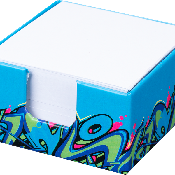 Блок для записей Graffity 300 листов белый 7*7*4см