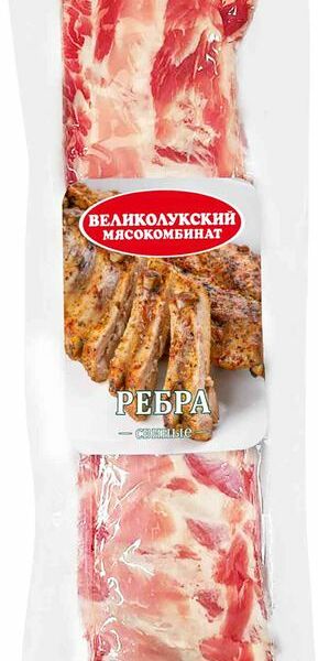 Ребра свиные Великолукский Мясокомбинат охлажденные, весовые
