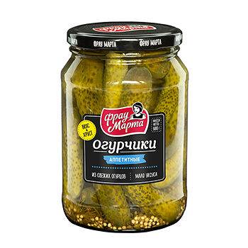 Огурцы Фрау Марта маринованные