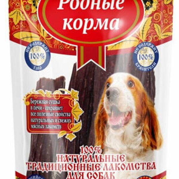 Лакомство для собак Родные Корма Пищевод говяжий