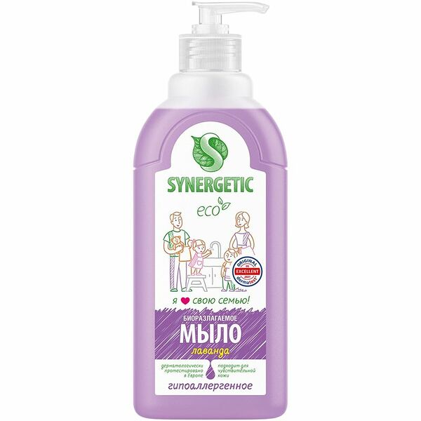 Мыло жидкое Synergetic Биоразлагаемое Лаванда