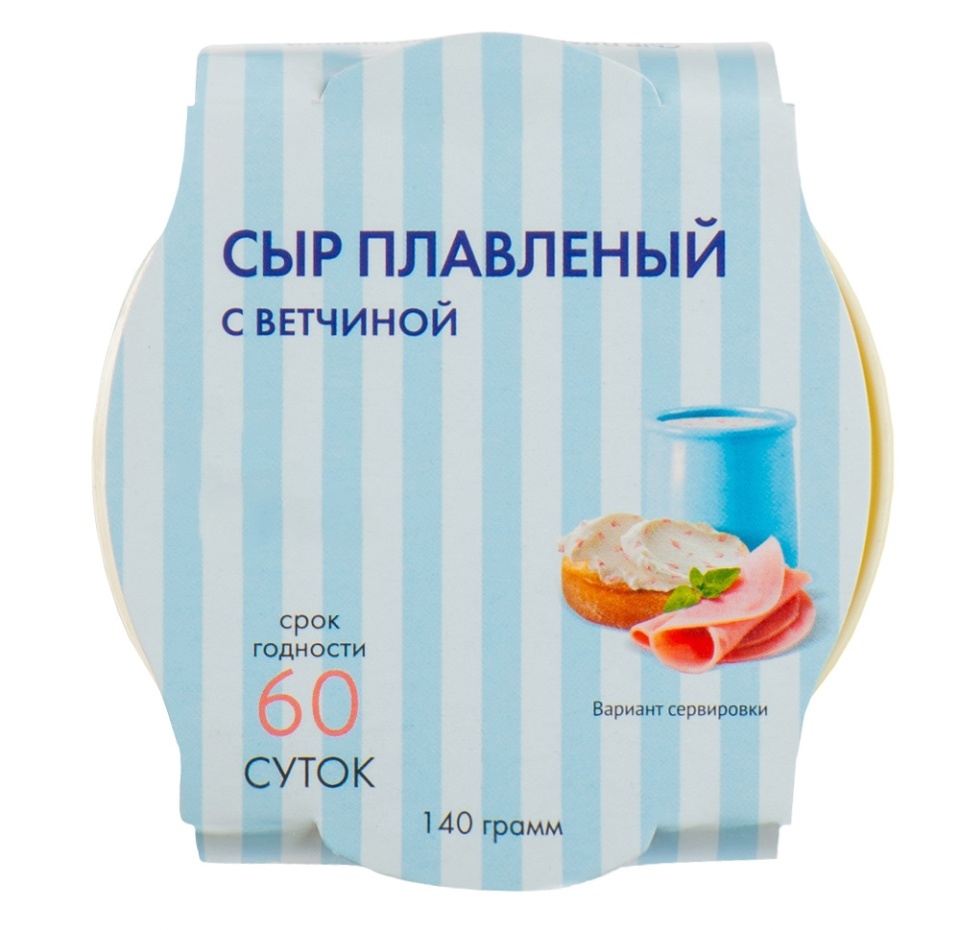 

Сыр плавленый Коломенское молоко с ветчиной 50%