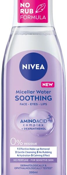 Мицеллярная вода NIVEA MicellAIR Soothing для чувствительной кожи 200мл