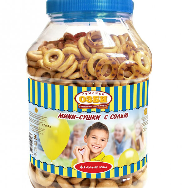 Мини-сушки Семейка ОЗБИ с солью