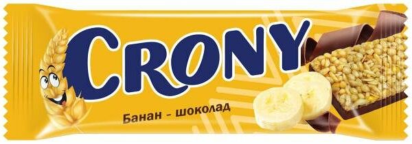 Батончик злаковый Леовит CRrony банан шоколад