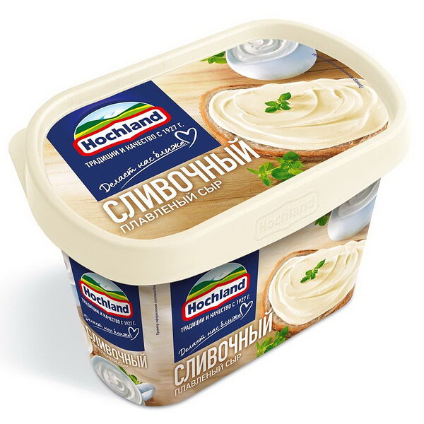 Сыр плавленый HOCHLAND сливочный ванночка 400 г