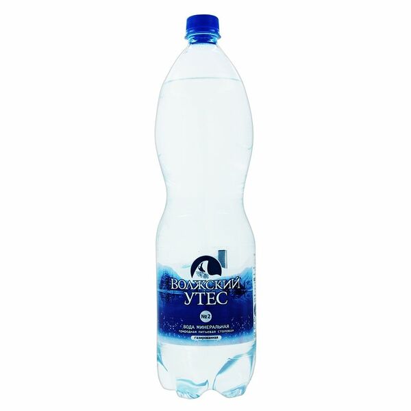 Вода Эридан Волжский Утес №2 минеральная газированная, 1.5л
