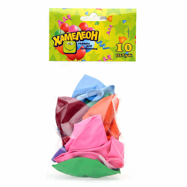 Шарики воздушные Хамелеон, 10шт
