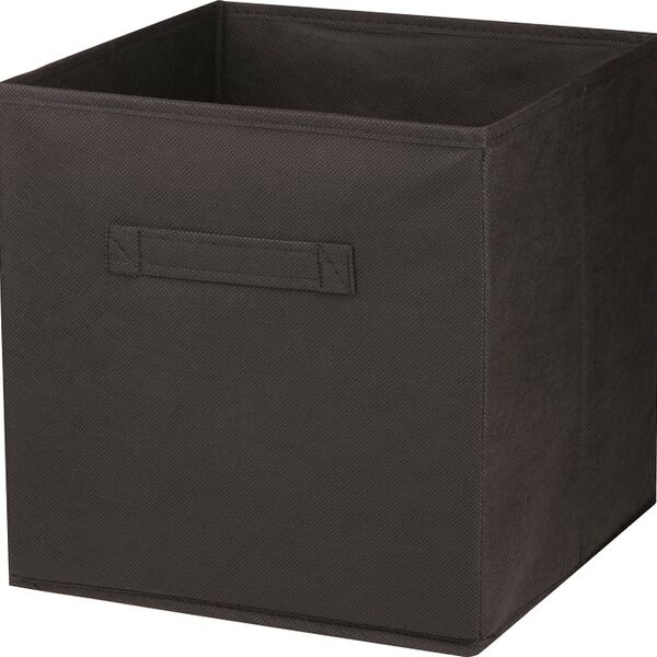 Короб раскладной Рыжий кот черный с ручкой 28*28*28см