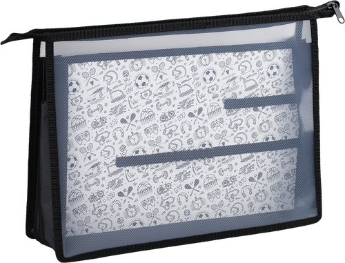 

Папка для тетрадей ARTSPACE А4, 2 отделения, пластик, на молнии