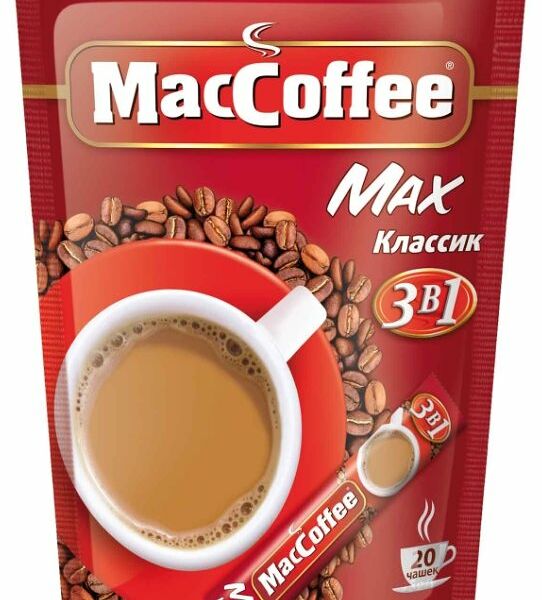 Напиток кофейный растворимый 3 в 1 MacCoffee Max Классик