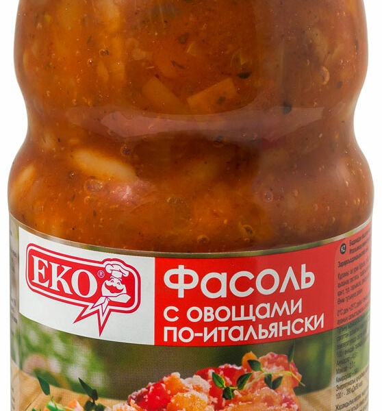Фасоль Eko по-гречески с грибами