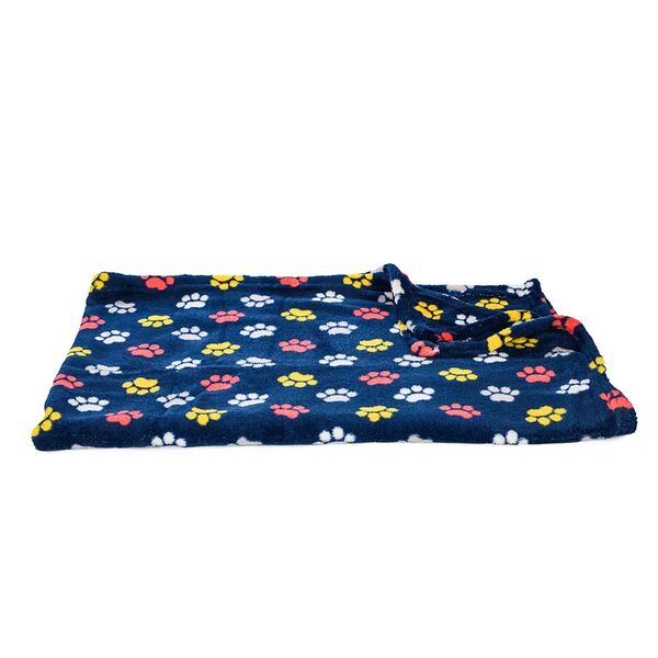 Плед Альв для кошек и собак мелких и средних пород, 70x100 см, синий