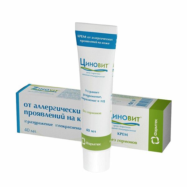 Циновит крем для аллергичной кожи