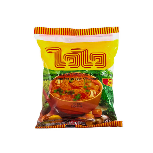 Лапша б/п Классический кисло-сладкий суп Waiwai, м/у 60 г