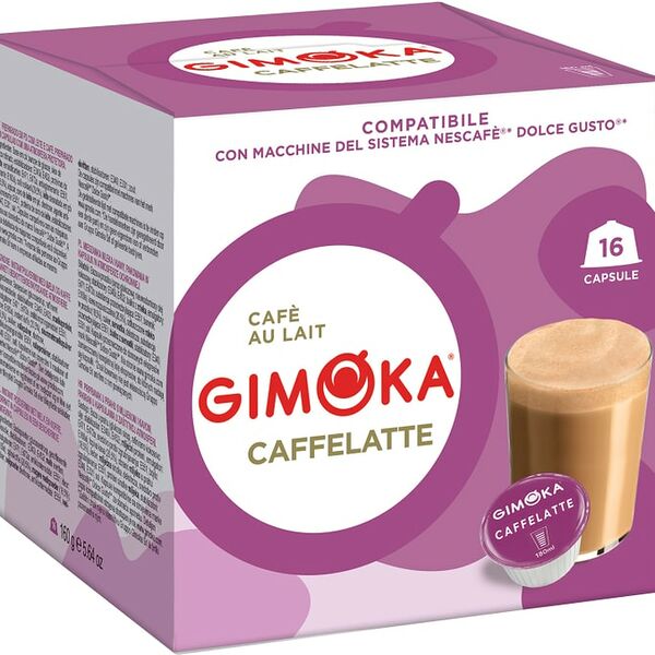 Кофе в капсулах Gimoka Dolce Gusto Caffelatte 16шт
