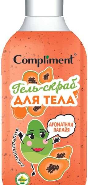 Гель-скраб для тела Compliment Ароматная папайя 300мл