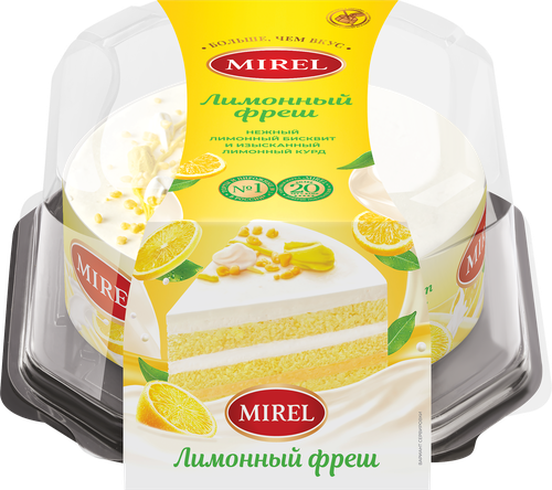 

Торт Mirel Лимонный фреш 600 г