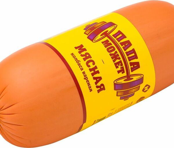 Колбаса варёная Папа Может Мясная, 500г