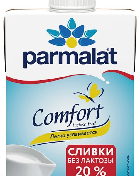 Сливки Parmalat Comfort безлактозные 20% 500мл