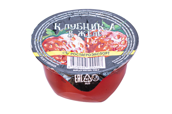 

Желе РостАгроЭкспорт с клубникой 150 г