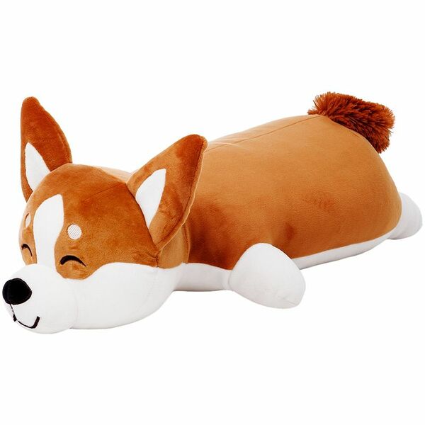 Мягкая игрушка Смолтойс Корги Сплюша лежачая, 50 см