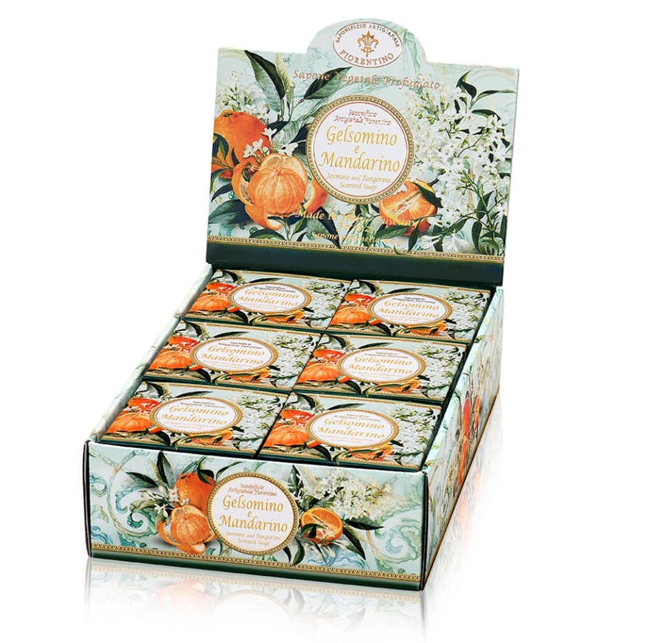 

Мыло кусковое Saponificio Artigianale Fiorentino жасмин и мандарин 100 г